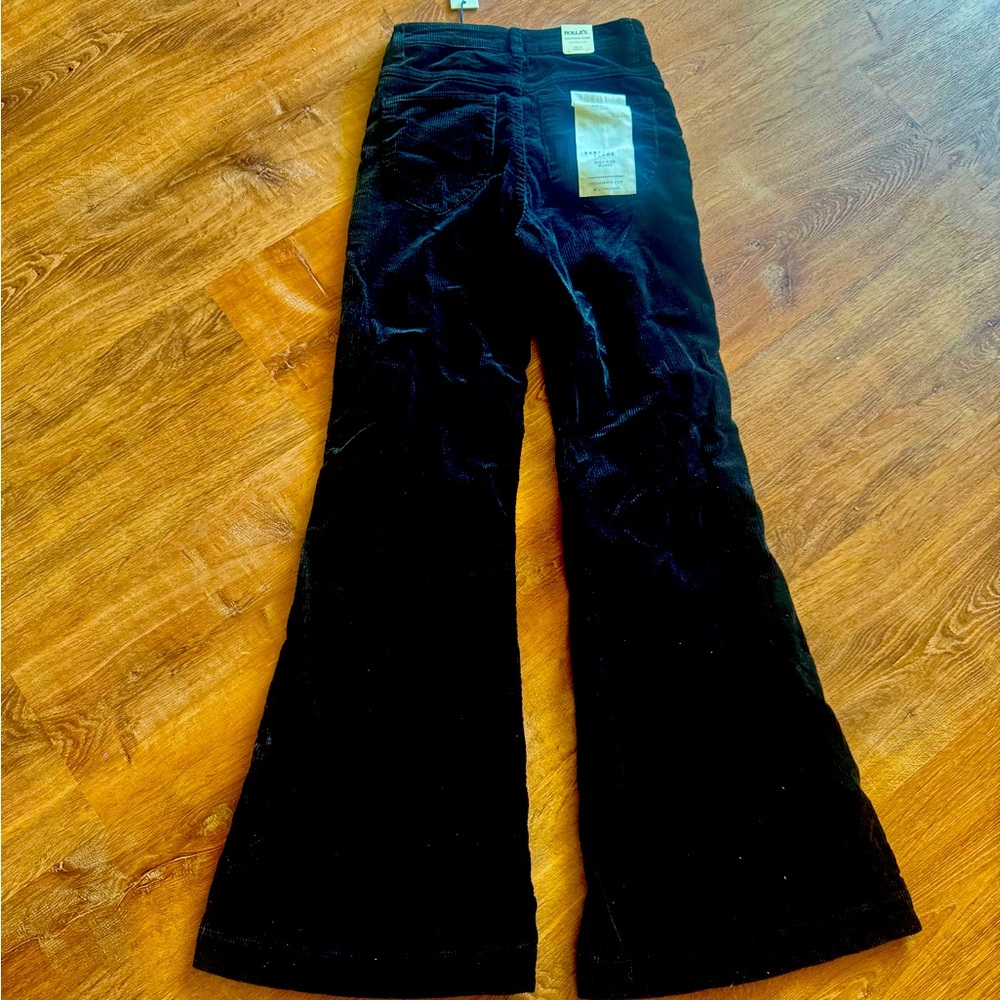 Brand NEW Rolla’s Eastcoast Flare Corduroy Velvet Black 26